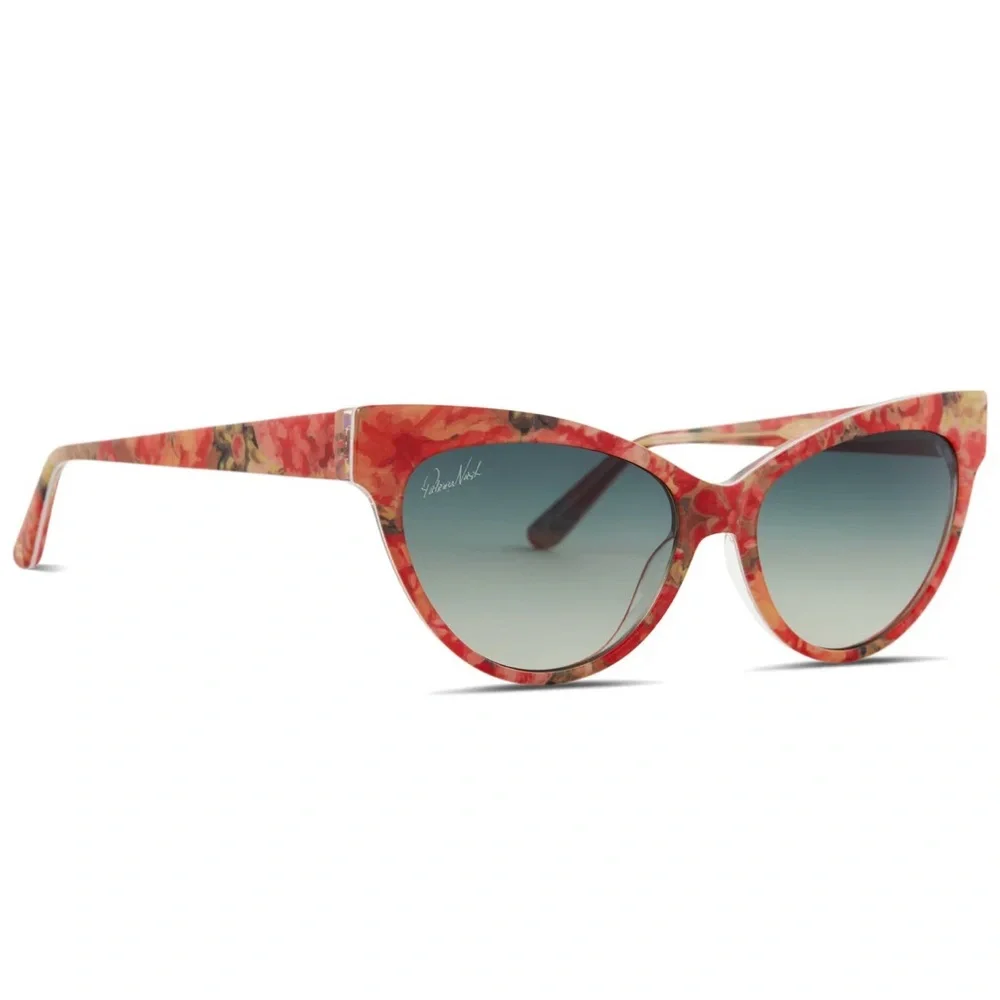 DIFF Patricia Nash Sunglasses Kelly Floral Oil Painting Frame Olive Gradient NWT